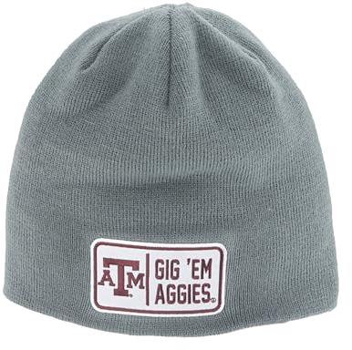 Zephyr Unisex-Erwachsene NCAA Officially Licensed Edge Patch Defer Gray Beanie-Mütze, GRAU, Einheitsgröße