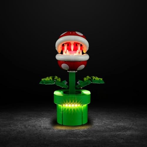 Vaodest LED Light for Lego 71426 Piranha Plant Set,Design and Configuration Compatible with Model 71426(LED Light Only, Not Building Block Kit)