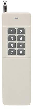 SCUDGOOD 3000 m Longue portée Haute Puissance 4 6 8 12CH RF Télécommande Émetteur 433 MHz Télécommande Universelle Smart Remote Control pour éclairage Télécommande Protection Housse Télécommande