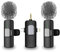 3 in 1 Wireless Lavalier Microphone for iPhone, iPad, Android, Camera, USB-C Microphone, 5H+ Battery, Mini Mic with Noise Reduction for Video Recording, Vlog, YouTube, TikTok
