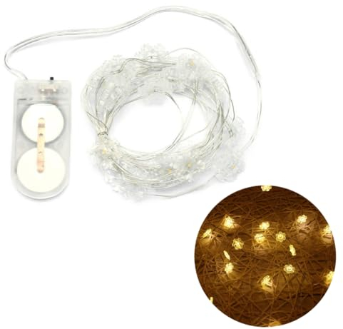 Warmhm Partylichter weihnachtsdeko christmas decorations weihnachtssdeko weihnatsdeko Leuchtstoffröhren puppenhaus lichter Lichterkette batteriebetrieben LED Laternenpfahl Lichterketten