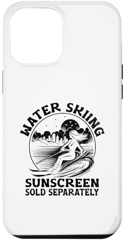 Hülle für iPhone 15 Plus Wasserski Sonnenschutz separat erhältlich Wasserski Skifahrer