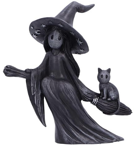 Nemesis Now Little Souls Collection Witchy Decor - Hexenfigur für mystische Wohnkultur - aus feinstem Harz gegossen, fachmännisch handbemalt - 12,7 cm Balken