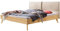 Hasena Massivholzbett Matteo Eiche Bright Kopfteil beige 180x200