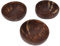 Haofy 3 Stück Kokosnussschalen, Salatschüsseln, Servierschüssel-Sets für Obst, Salat, 11,9 Cm Große Salatschüssel, Acai-Buddha-Schalen für Vegetarier, für Müsli und Mehr