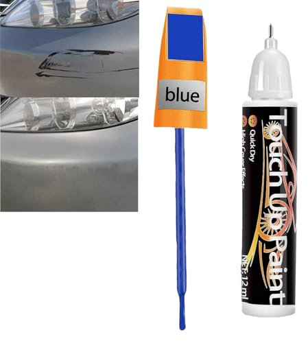 HIVETZ Blue Touch Up Paint for Cars, Car Scratch Repair Pen, Fast Drying Car Paint Pen