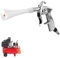 Druckluft Reinigungspistole, 6-9,2 Bar Druckluftpistole, Aluminiumlegierung + PE Ausblaspistole Druckluft, Hochdruck Luftpistole, für Waschen von Autos und Böden