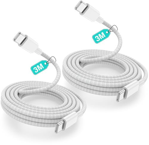 USB C to USB C Fast Charging Cable, 60W Type C to C Charger Cord 2M Long, USB C to Type C Charger Lead Wire for Apple iPhone 16 15 Pro/Max, 16/15 Plus, Samsung Galaxy S25+/S24+, iPad Pro/Air, MacBook