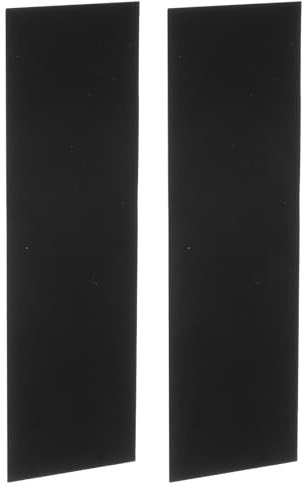 QUARKZMAN 2Pz Fodera Manico Coltello, 6.3 x 1.97 x 0.04 Fogli Spaziatori in G10 Materiale per Fodera Manico Coltello per Realizzazione Impugnature Coltelli, Nero