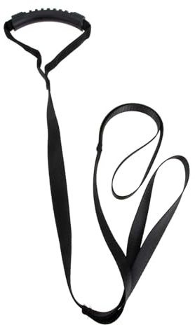 KOMBIUDA 2St Kajak-Hilfsgurt Kajak-Schleppgurt Boot Kajak-Ablassstopfen handhaben Kajak Stecker Sitz Schultergurt Zubehör für Kanus im Freien Professionelles Kajak-Stehband Polyester Black