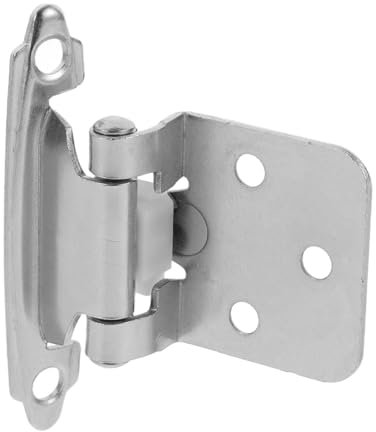 Warmhm Charnière à Ressort pour Armoire RV Auto-fermant Pouce pour Remplacements Et Applications Variées Finition Nickelée