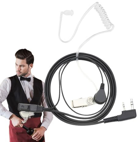 Écouteurs Microphones Ergonomiques - Casque De Tube Acoustique Caché Avec Guide D'air Transparent | Famille D'amis Accessoires Audio Polyvalents, Communication Moto Intégrative Idéale, Auric