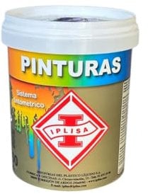 IPLISA Pintura Plástica Blanca Satinada para paredes y techos, exterior e interior 750 ML (PL-70)