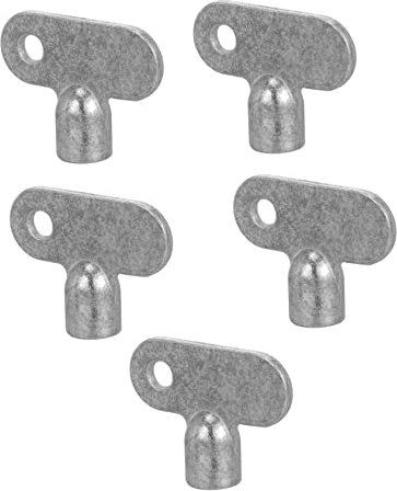 POPETPOP 5pièces Clé De Purge Pour Radiateur Et Robinet Eau Outil De Plomberie Avec Douille Carrée Conception Spéciale Pour Déplacements Faciles