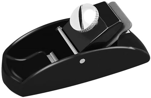 Raboteuse électrique Mini rabot à main professionnel précis for le travail du bois, outil de lissage for rabots, raboteuse fond plat réglable for la coupe