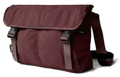 Bellroy Cinch Messenger 12L, Leichte Schultertasche - Burgundy | 12L leichte Schultertasche mit wasserabweisendem Stoff und müheloser Organisation