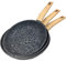 H&RB Granito Effetto Pietra Rinforzata Induzione Non-Stick Padella,Granite,3Piece