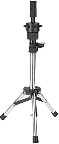 Adjustable Wig Tripod, Training Head Mannequin Tripod for Curling Dying Hair Styling