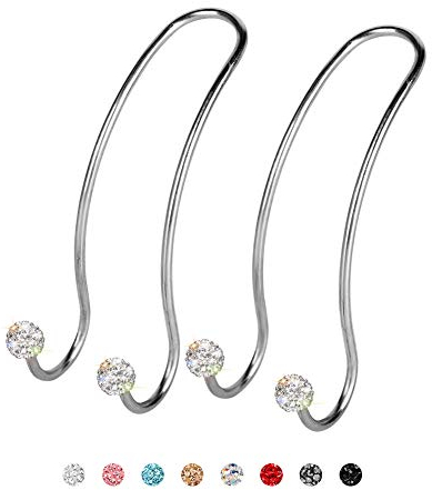 SAVORI Accessori per Auto Cintura di Sicurezza Telaio Della Targa Montatura per Occhiali Clip di Profumo (Gancio|Bianco)