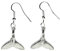 Miniblings Walflosse Ohrringe Hänger Walfisch Flosse Fisch Meer Wal Delphin - Handmade Modeschmuck I Ohrhänger Ohrschmuck versilbert