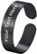 PROSTEEL Damen Herren personalisiert offener Ring schwarz Edelstahl 5mm breit verstellbar Name Gravur Band Ring hochglanzpoliert Ehering Verlobungsring Fingerring Schmuck Accessoire für Party