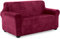 TIANSHU Samt Sesselbezug 2 sitzer,Soft Velvet Plush Couchbezug stilvolle Luxus-Möbelbezüge Anti-Rutsch-High Stretch Sesselbezug(2 Sitzer,Weinrot)