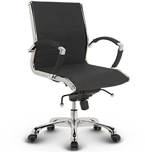 VERSEE Premium Bürostuhl Montreal in Stoff Anthrazit - Ergonomischer Designstuhl für Büro und Home-Office - Belastbar bis 150kg
