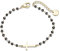 XINYIXIN Cross Bracelet for Women, Rose Gold and Silver Plated Stainless Steel Chain Charm Black Crystal Wrist Bracelet Best Gift for Friends