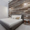 Plaquette Parement Bois mural Anthracite | 18 Panneaux en Bois intérieur : 1 m² | Revêtement Mural Bois, Lambris Mural vieilli | Wooden Wall