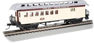Bachmann Spur H0 - Personenwagen Old Colony Railroad, Metallic, Plastik, Skulptur, Modellbahnwagen, Vintage, Tischplatte, Natur, Alle, Art/Sculptures