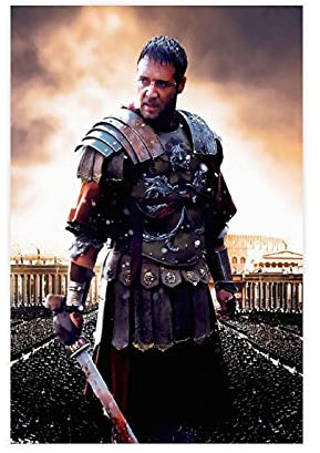 Gladiator-Poster aus dem Film 1, Leinwand-Poster, Wandkunst, Deko, Bild, Gemälde für Wohnzimmer, Schlafzimmer, Dekoration, 40 x 60 cm