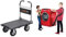 Meister Plattformwagen super Cross-Over - Klappbar - Bis 300 kg Tragkraft & Shoulder Dolly 2 Personen Tragegurt, Hebegurt zum Ergonomischen und Eifachen Heben Von Gegenstände bis zu 370 kg und 3,65m
