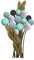 your castle Blumenstrauß aus 14 handgearbeiteten künstliche Filzblumen & 2 Ästen, fairer Handel, nachhaltige Filz Deko, realistische Kunstblumen, Filz-Floristik, Stoffblumen, Filzblumen-Set, Romy