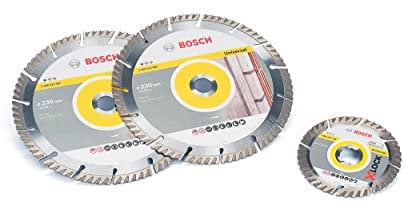 Bosch Professional Diamond Cutting Disc Standard for Universal X-Lock + M14 (for Concrete, Ø 125 & 230 mm, Accessories Large Angle Grinder)