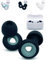 Tapones Oidos Ruido Dormir de Silicona. Cancelación de Ruidos 32dB. Para Dormir, nadar, estudiar, antironquidos. (Negro-Turquesa)