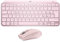 Logitech MX Keys Mini + MX Anywhere 3S, Tastiera e mouse wireless: digitazione fluida, tasti retroilluminati, scorrimento rapido, USB-C, Bluetooth, per più Sistemi Operativi, Italiano QWERTY, Rosa