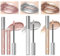 KARLOR Metallic Lippenstift Set, 3 PCS Lipgloss Glitzer Silber Gold Rosa matt metallic Lippenstift flüssig glänzend Lipstick Lipgloss Liquid Lipstick Glanz Punk Makeup