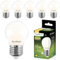 Lumiled E27 LED Lampe P45 7W ersetzt (60W Glühlampe) 6 Stück Set milchig 770lm 3000K Warmweiß 360 Grad Lichtwinkel 230V Glühbirne Birne Leuchtmittel Tropfenform Kugel Energiesparlampe