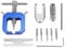 FutureHight 2 Stück Motor Ritzel Abzieher Entferner Werkzeuge Set Rc Motor Zahnrad Abzieher Werkzeug Universal Motor Ritzel Abzieher Entferner