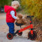HUOLE Laufrad für Kinder ab 1 Jahr, Spielzeug mit 3 Rädern, für Babyfahrrad von 12 bis 36 Monaten, erstes Fahrrad ohne Pedale für Jungen und Mädchen als Geburtstagsgeschenk (rot)