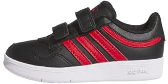 adidas Unisex Kinder Hoops 4.0 Shoes Schuhe, Core Black Better Scarlet FTWR White, 34 EU