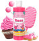 Colorant Alimentaire 160ml - Fidton Colorants Alimentaires Hautement Concentré de Grande Capacité pour la Décoration de Gâteaux, Colorant Alimentaire Liquide pour Fondant, Macarons, Muffins - Rose