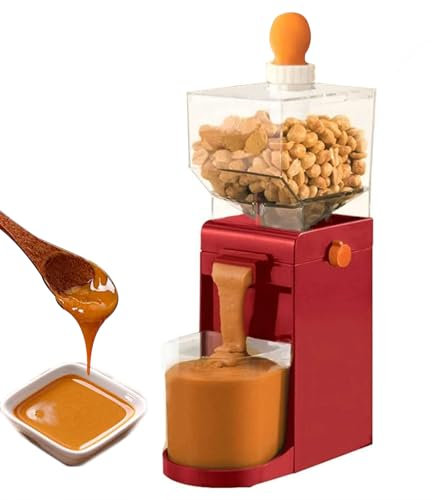 Máquina de mantequilla de maní Generic, Molinillo para salsa de sésamo y nueces, con fuente de alimentación AC, capacidad de 500 ml, para molienda de nueces y semillas