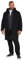 BadRhino Big & Tall Funnel Neck Jacket - Men's - Plus Size Curve Black