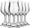 Krosno Bicchieri per vodka, set di 6 bicchieri, 25 ml, collezione GEMA, bicchieri per liquori, tinture, brandy, per casa, bar, feste e cucina, lavabili in lavastoviglie