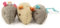 Skitter Critters Cat Toy Catnip Mice, Pack of 3