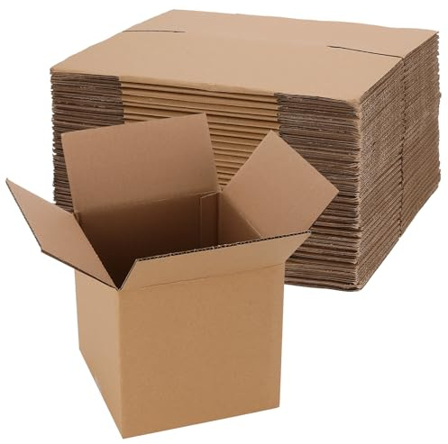 SYUTBOU 30 Stück Faltkartons 150 x 150 x 150 mm, Versandkarton Klein Quadratisch, Kleine Kartons Verpackungskarton für Verpackung, Transport, Versand, Geschenke