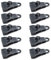 Lerpwige 10pcs Tarp Clips Lock Grip Clamps Daumenschraubenzelt Clip Zeltverschluss Klammern Pool Markisenabdeckungs Bündungskabelclip