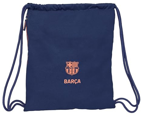F.C.BARCELONA 2nd Equipment – Sports Bag Backpack, Drawstring Closure, Backpack, Ideal for Children of Different Ages, Comfortable and Versatile, Quality and Resistance, 35 x 45 cm