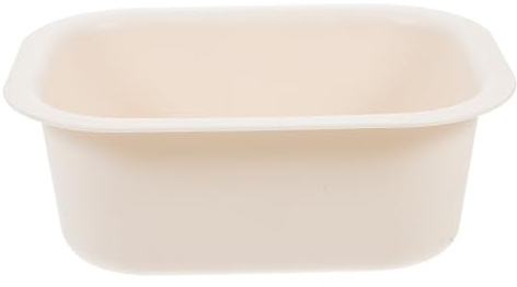 Beiges Babybecken aus PP für Wickeltisch, Leicht und Tragbar | Verdicktes Design, Formstabil und Bruchsicher, für Babywickeltisch und Reinigung des Pos